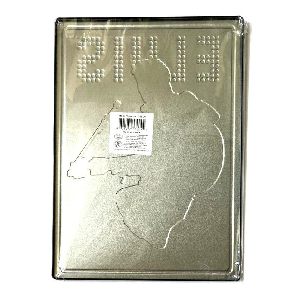 Elvis The King Of Rock & Roll Novelty Hem Wrapped Embossed Sign 17" x 12" New! Home & Garden:Home Décor:Plaques & Signs Style Your Walls